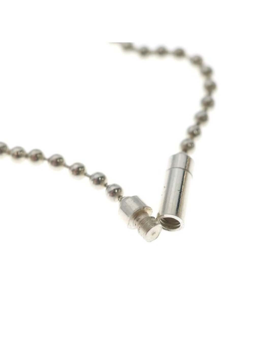 Gucci Double Dog Tag Chain Pendant Necklace Silver - Picture 5 of 6